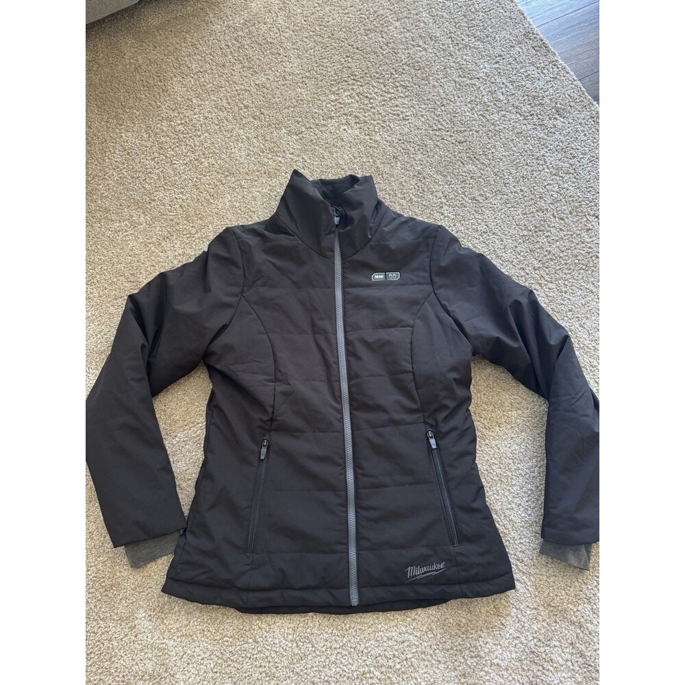 Milwaukee M12 Heated Jacket Womens Medium Black Full Zip Heated Coat No Battery
